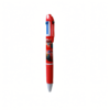 "4 Multi Color Ballpoint Pens – Cute Red"