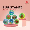 Kids Rubber Stamps Pack of 7